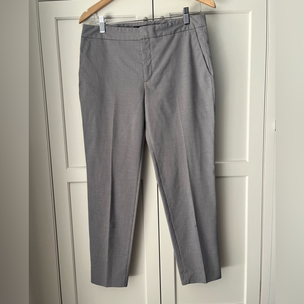 ZARA Basics Women’s HOUNDSTOOTH Print PANTS Waist Size 6